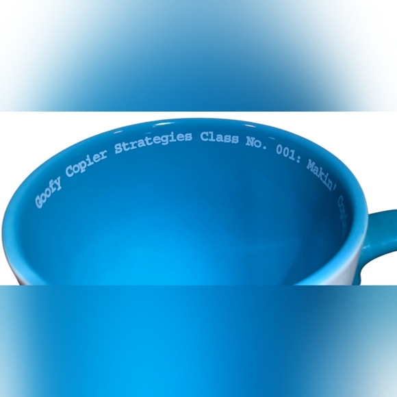 Disney World “Goofy Copier Strategies Class No. 001: Makin’ Copies" 22oz Mug/Cup - Picture 3 of 8